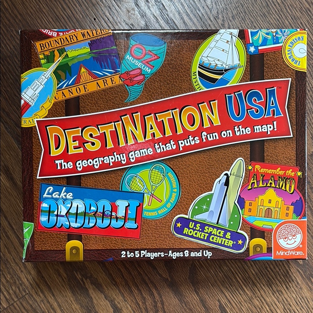 $5/$25 Destination USA Puzzle Game Vibrant Travel Adventure